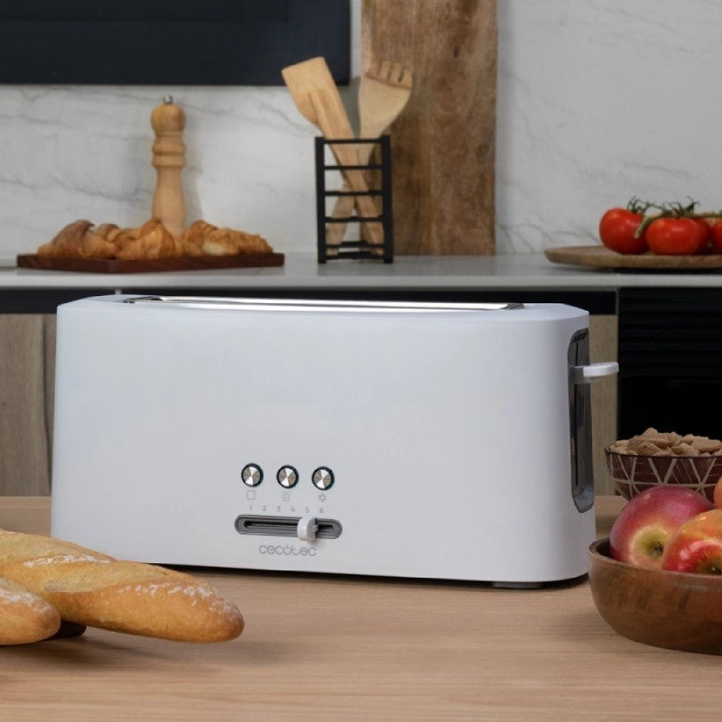 CECOTEC 03189 - Tostapane verticale Toast&Taste 10000 Extra White