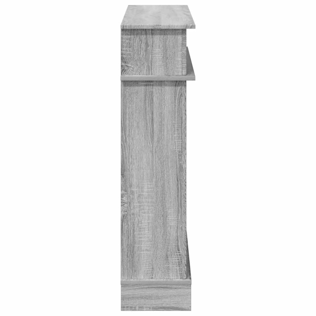 Cornice per camino Sonoma grigio 102 x 26 x 100 cm 8006648