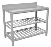 Modulo cucina a ripiani Grenwood grigio creta 120x60