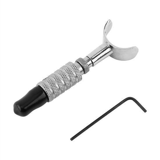 Strumento di scolpo in pelle rotante manuale - Set di strumenti per artigianato regolabili - Duraturo e comodo - Progettato con superficie antiscivolo - Ideale per...