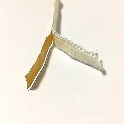 Nastro vetro stufa a pellet Guarnizione piatta adesiva in fibra di vetro 10*3 mm - COLORE BIANCO