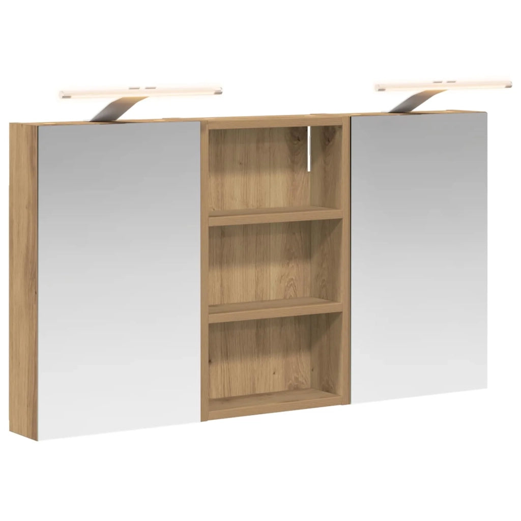 Set di Armadi da Bagno con lo scaffale 3 pcs 90 x 10,5 x 50 cm 3403679