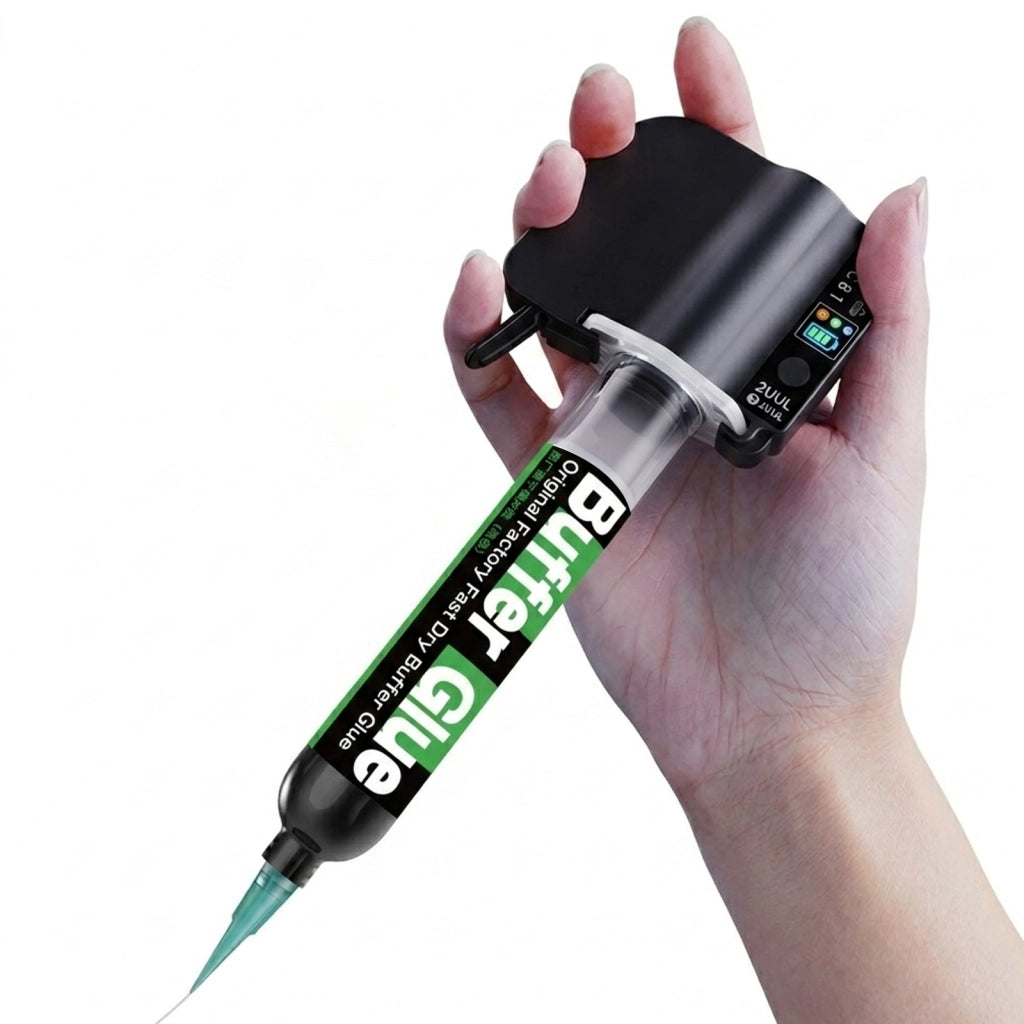 Colla GL01 Alta Precisione 30ml per Schermo LCD e Telaio Mobile Nero Avizar