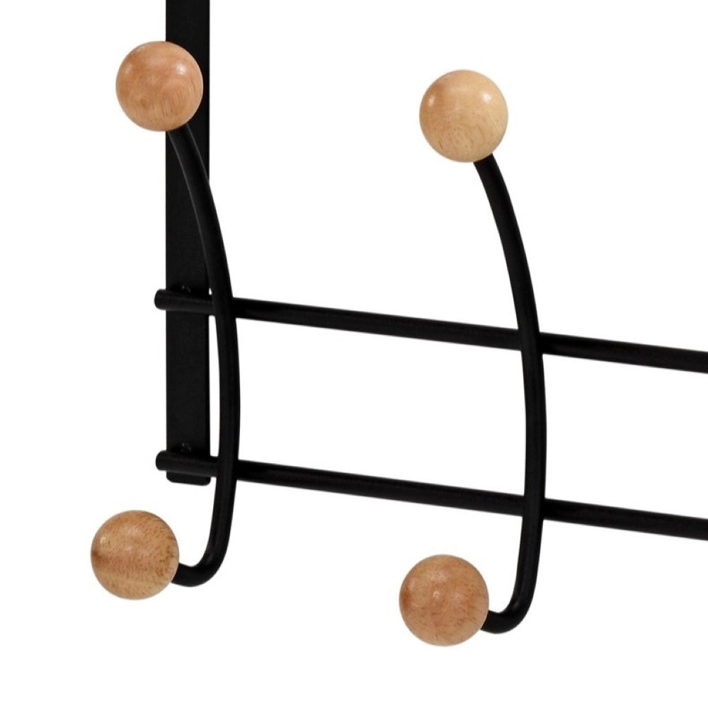Appendiabiti da parete MILKA (nero)