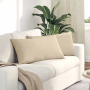 Cuscini da Divano 2 pcs Crema 80 x 40 cm Tessuto 42013729