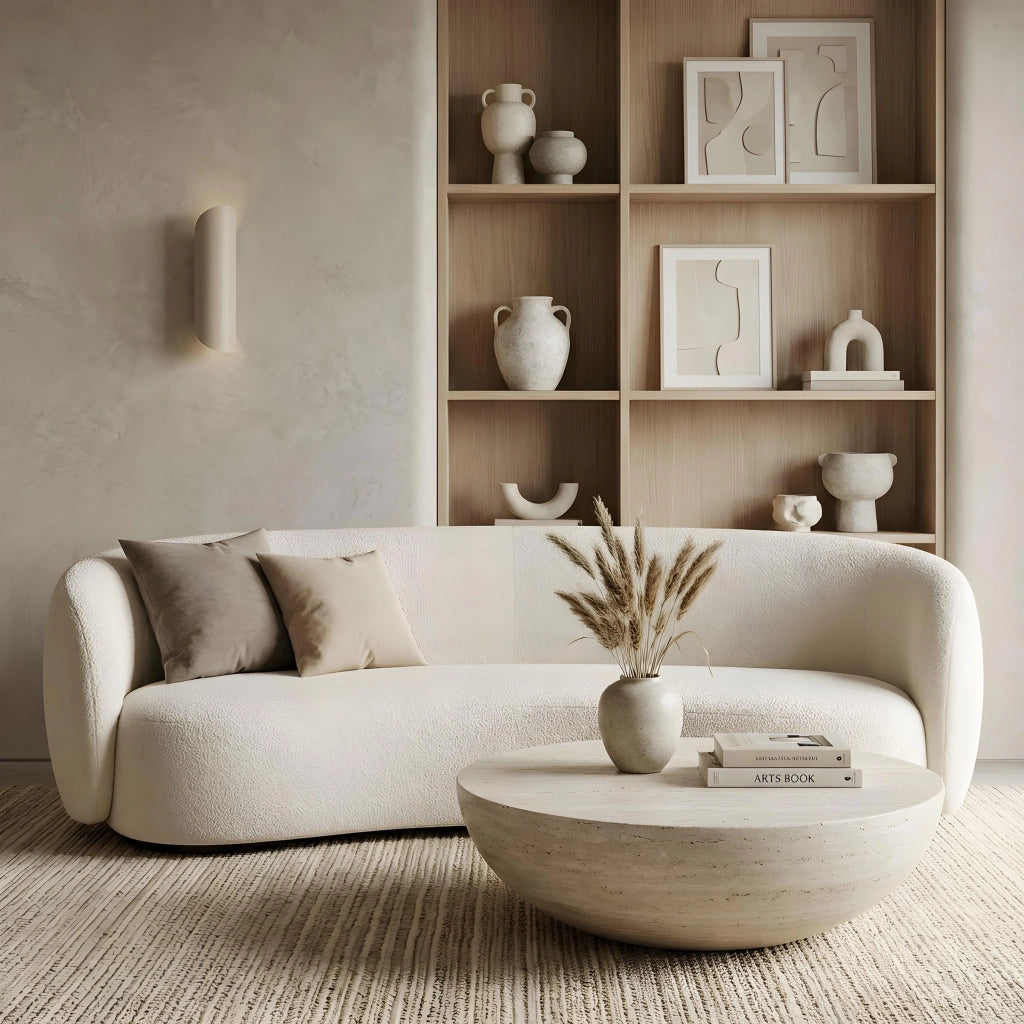 Applique Barbos 2xG9 beige acciaio Luminex 40 cm