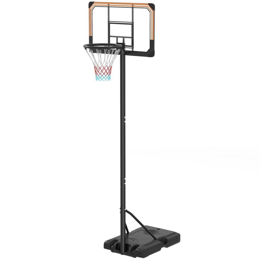 Canestro da Basket Regolabile 182-213 cm ¨C Minimal ¨C Nero