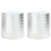 Riflettore di calore per termosifoni 2 pcs Argento 25 x 0,5 m 42009832