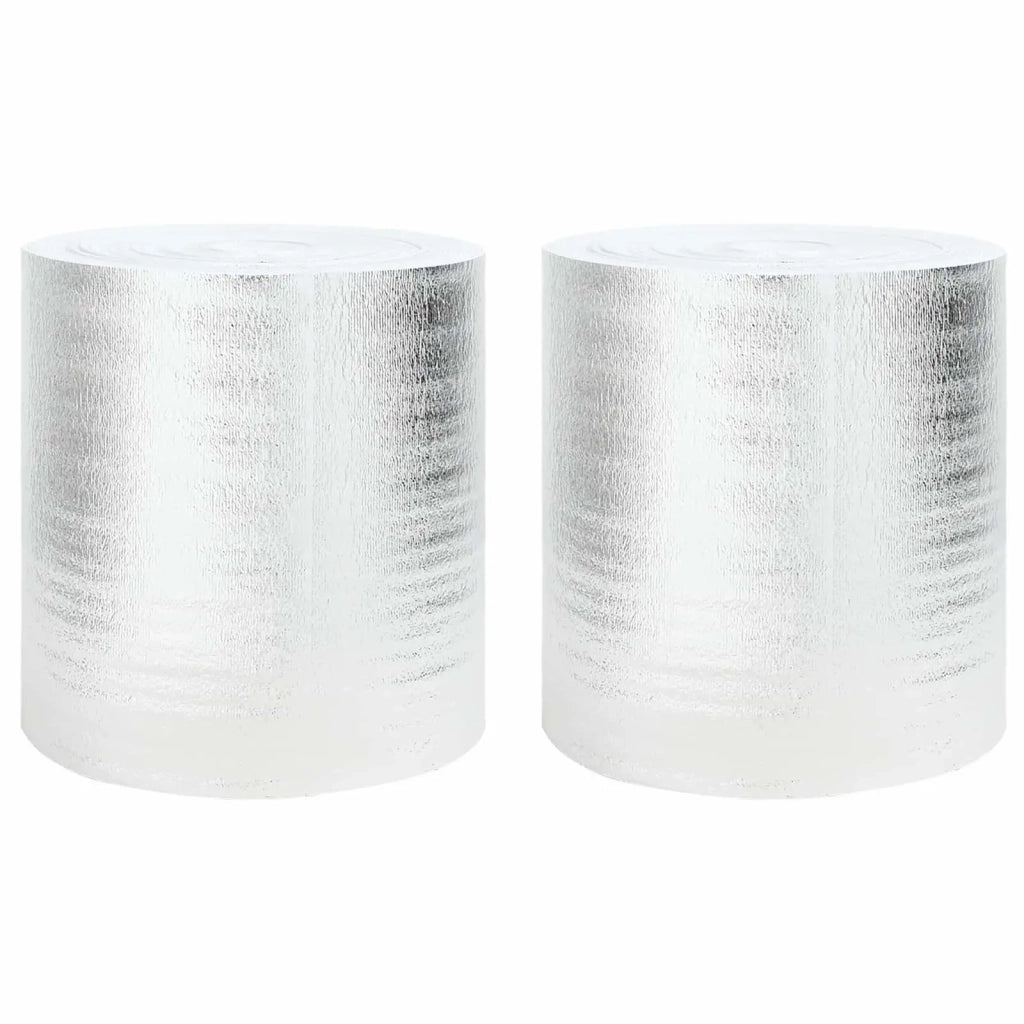 Riflettore di calore per termosifoni 2 pcs Argento 25 x 0,5 m 42009832