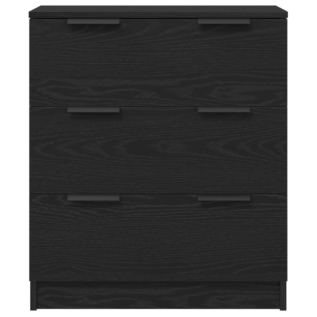 Credenza 3 pcs Rovere Nero 180 x 30 x 70 cm Legno multistrato 3332514