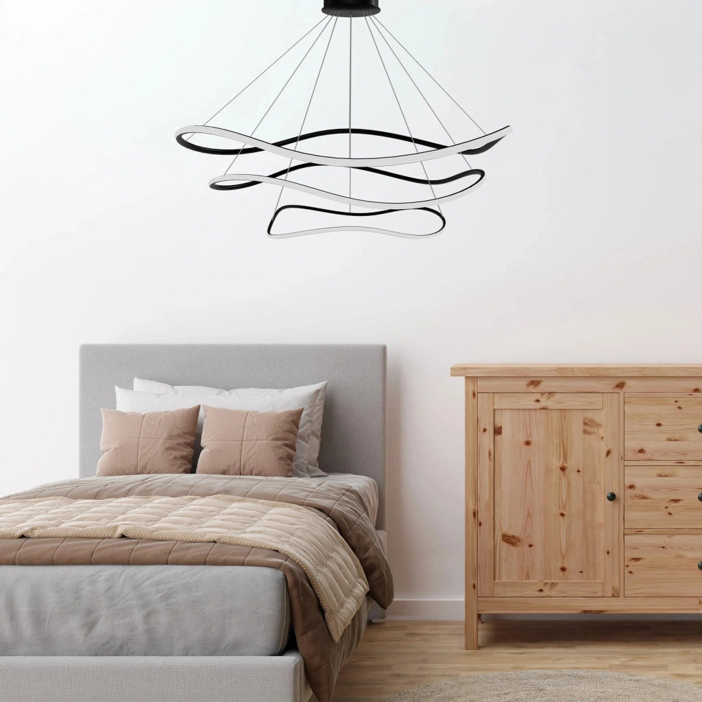 Lampada A Sospensione Lhj016-cp3 Nero