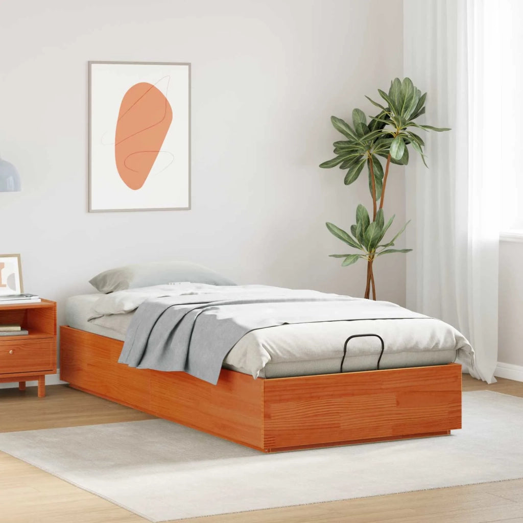 Letto ottomano Marrone Cera 100 x 200 cm 3418737