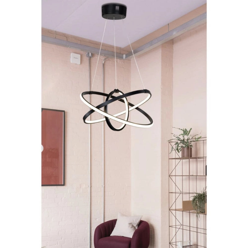 Lampada a sospensione Costana tre cerchi Led MDL4236