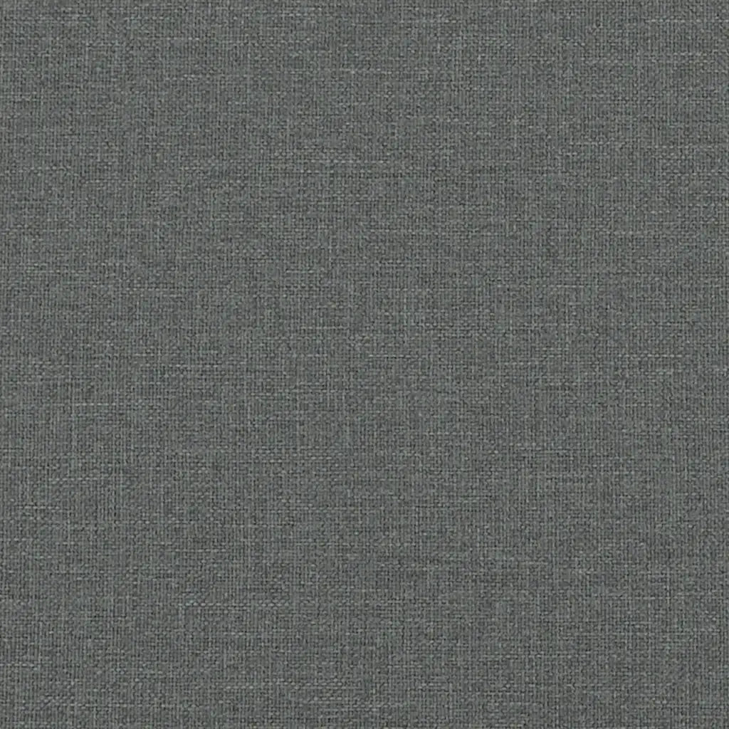 Divano Modulare con Poggiapiedi e Cuscini Tessuto Grigio Scuro 3321208