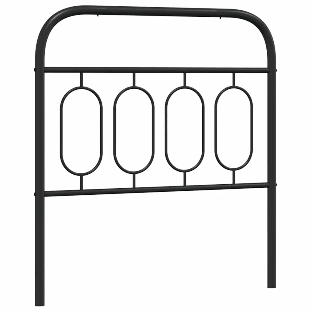 Testiera di Ricambio in Metallo Nero 90 cm 377145