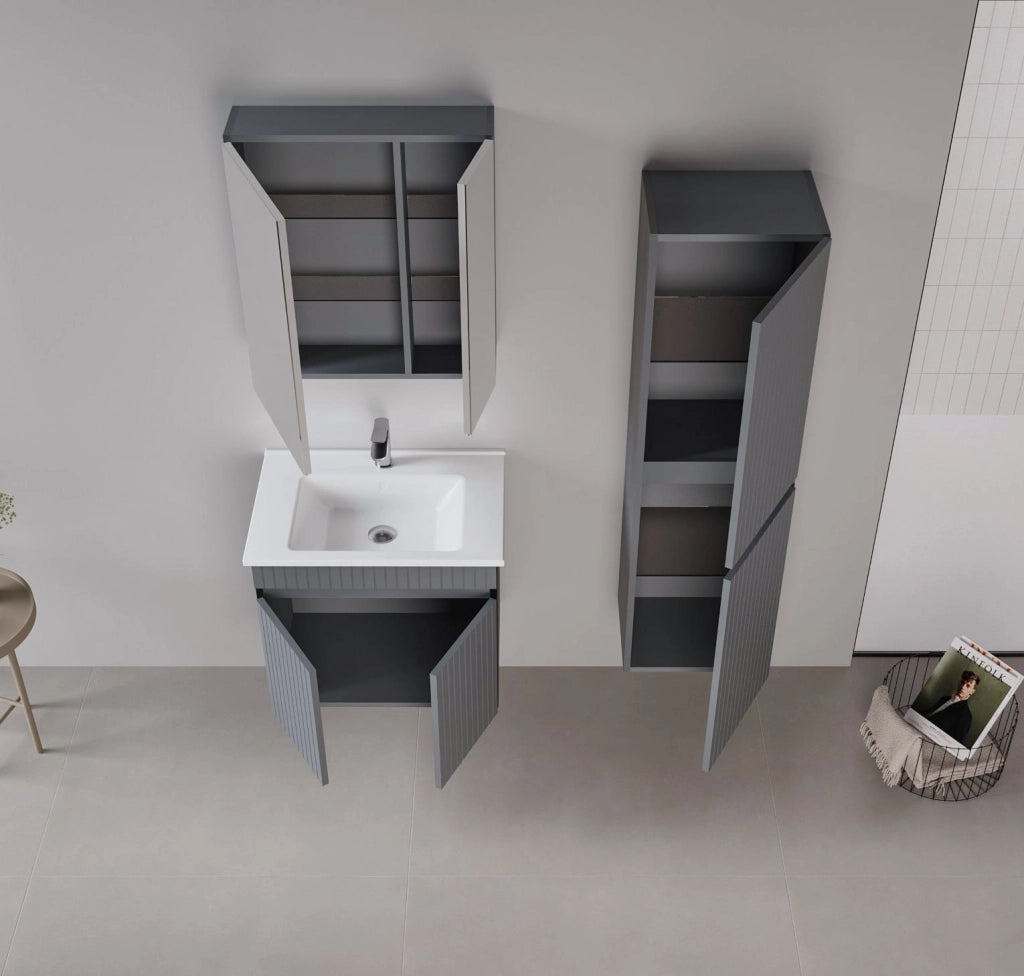 Mobile da bagno "Tivoli 40" - cm - Antracite opaco
