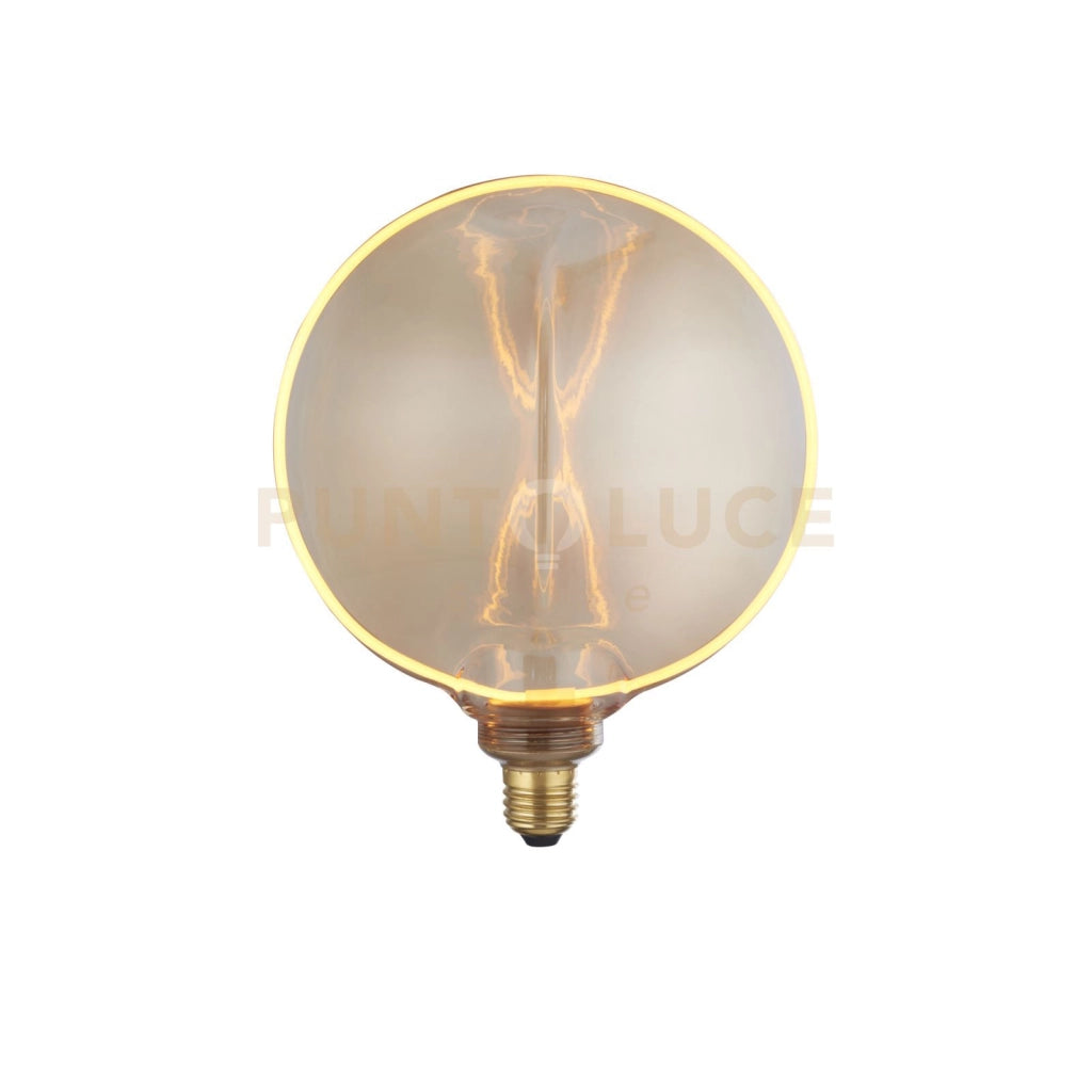 Lampada decorativa - Vetro ambra, 4W, 1800K, 190Lm