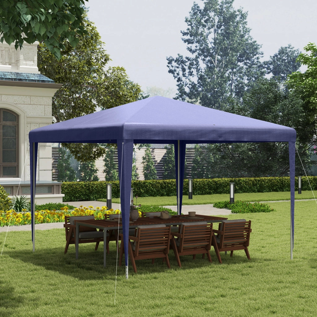 Gazebo Pieghevole 3x3 m ¨C Xylo ¨C Blu Anti UV Portatile Giardino