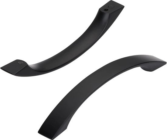 Maniglie per Cucina in Acciaio Nero - 10 Pezzi