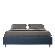 Letto Matrimoniale Sommier 160x210 cm con Rete Azelia Blu