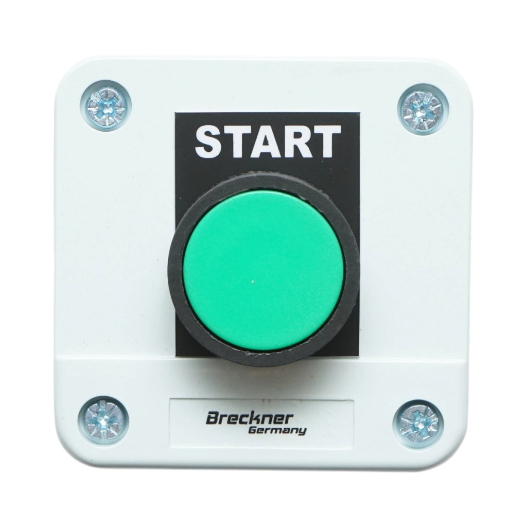 Alloggiamento del pulsante di controllo START verde con ritorno 1NO Breckner Germany