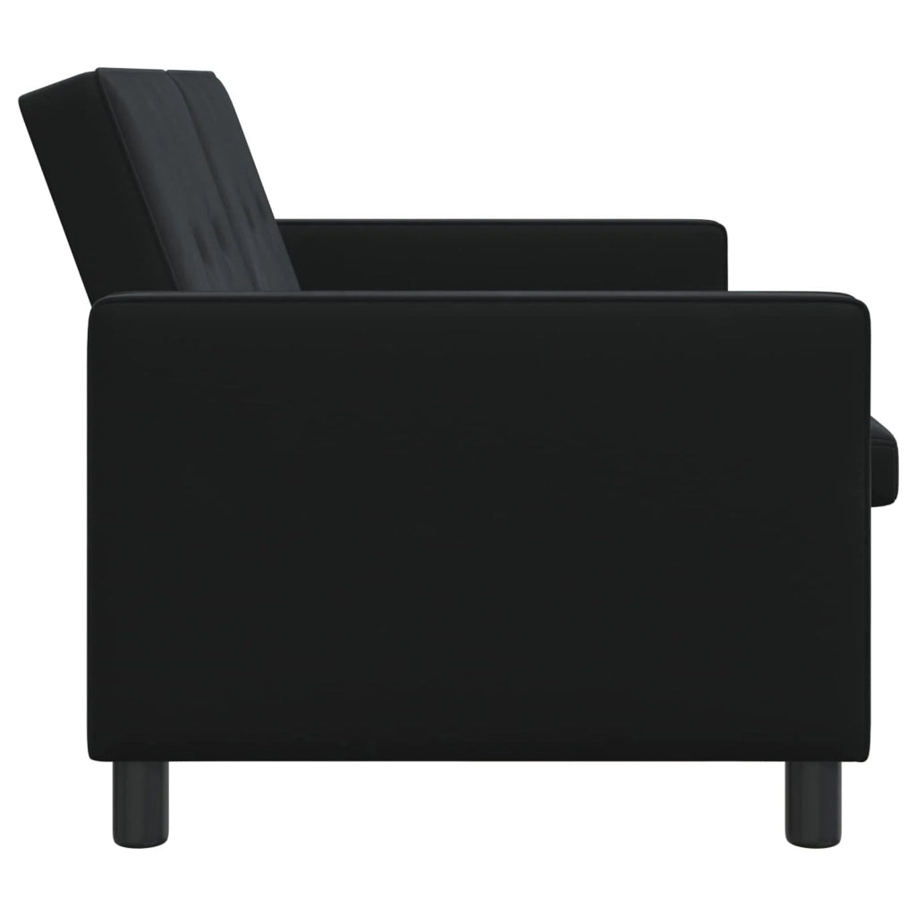 Divano letto Nero Tessuto 42033358