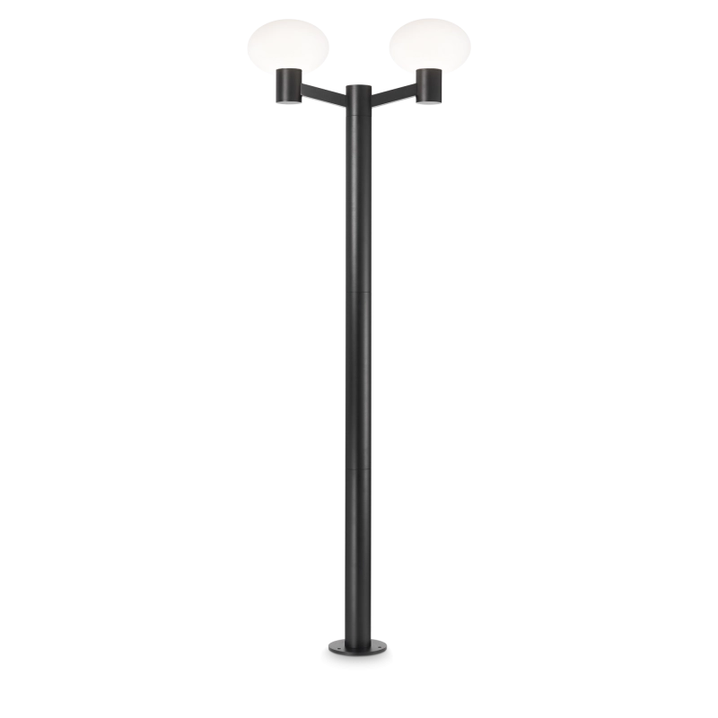 Lampada Da Terra Clio Mpt2 Nero Ideal-lux