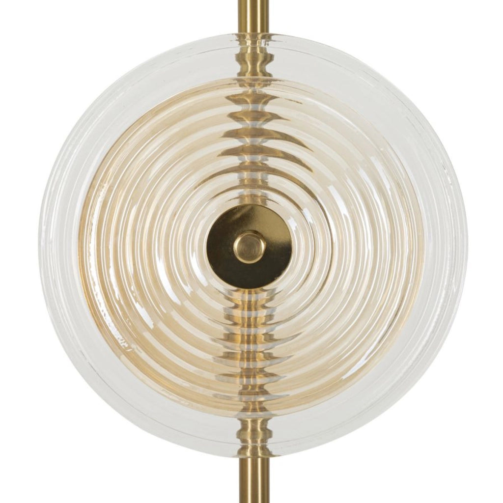 Lampada da Terra VKH215, Oro, Metallo, 30x30x170 cm