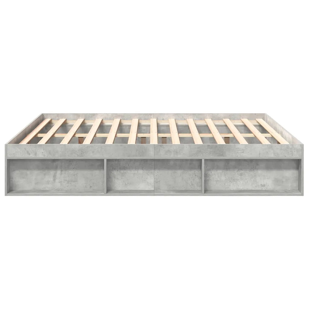 Giroletto-Struttura Letto Grigio Cemento 180x200 cm Super King