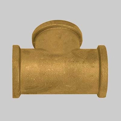 RACCORDO A TEE OTTONE GIALLO  1 x 1 x 1     MADE IN ITALY