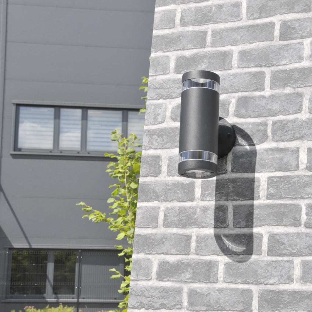 Applique esterna nera 2xGU10 RINO 323996 Polux IP54