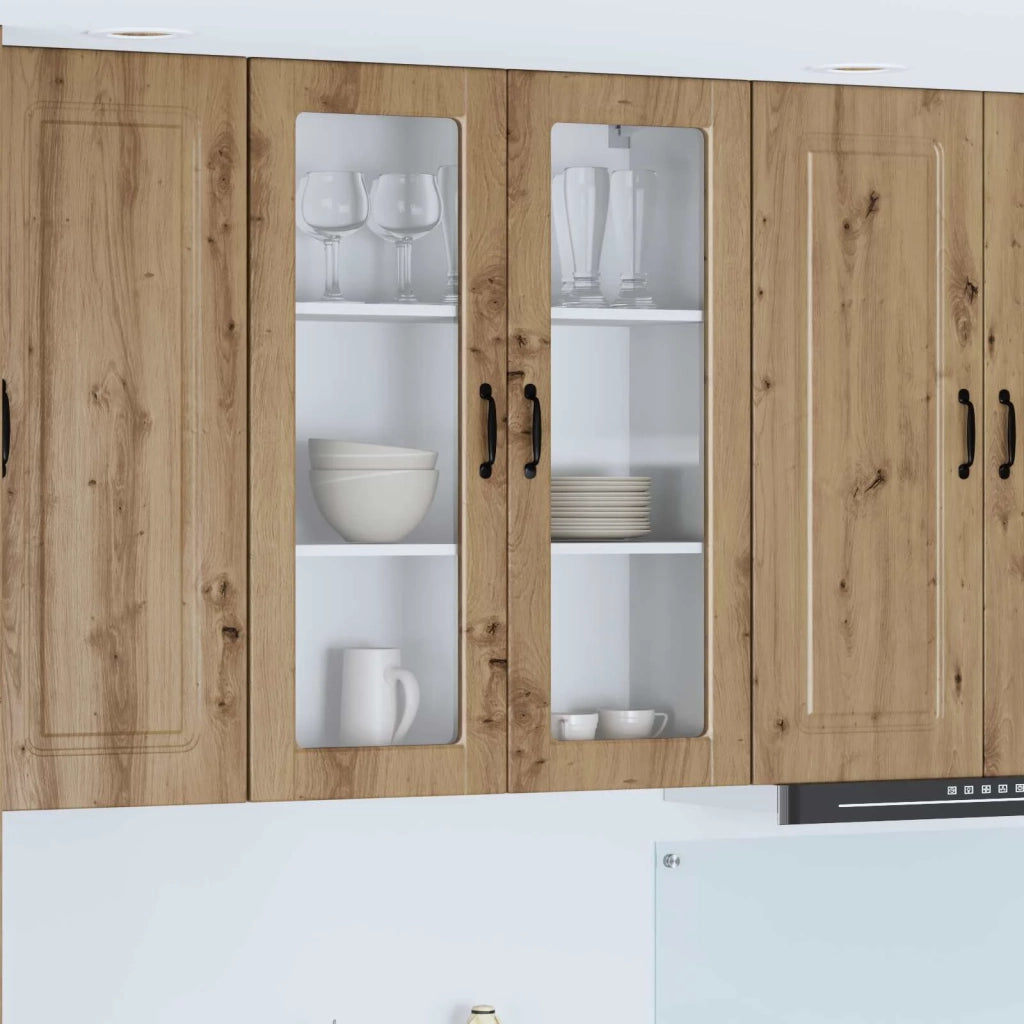Mobile da cucina con porta-Armadio da cucina Rovere artigianale 80 x 31 x 100 cm 128803