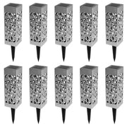 IDMarket - Set di 10 lampade solari da esterno MOLLY