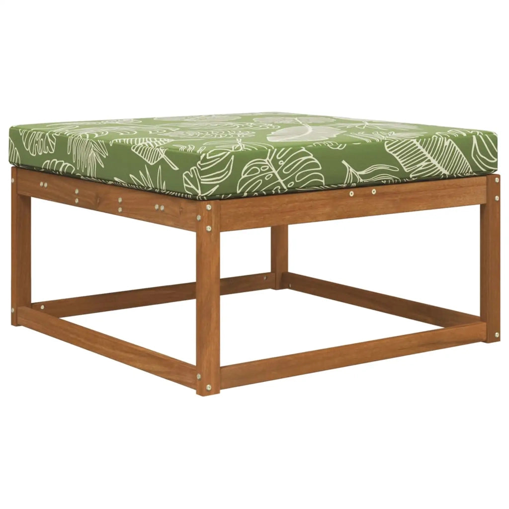 Cuscino per divano da esterno Design a foglia 80 x 80 x 8 cm 900826