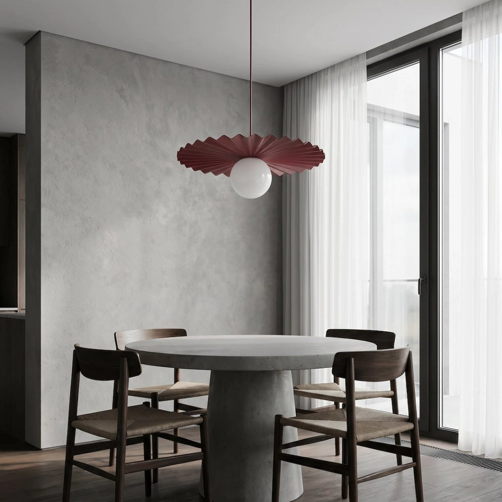 Lampada a sospensione UMBRA Emibig bordeaux 1xG9