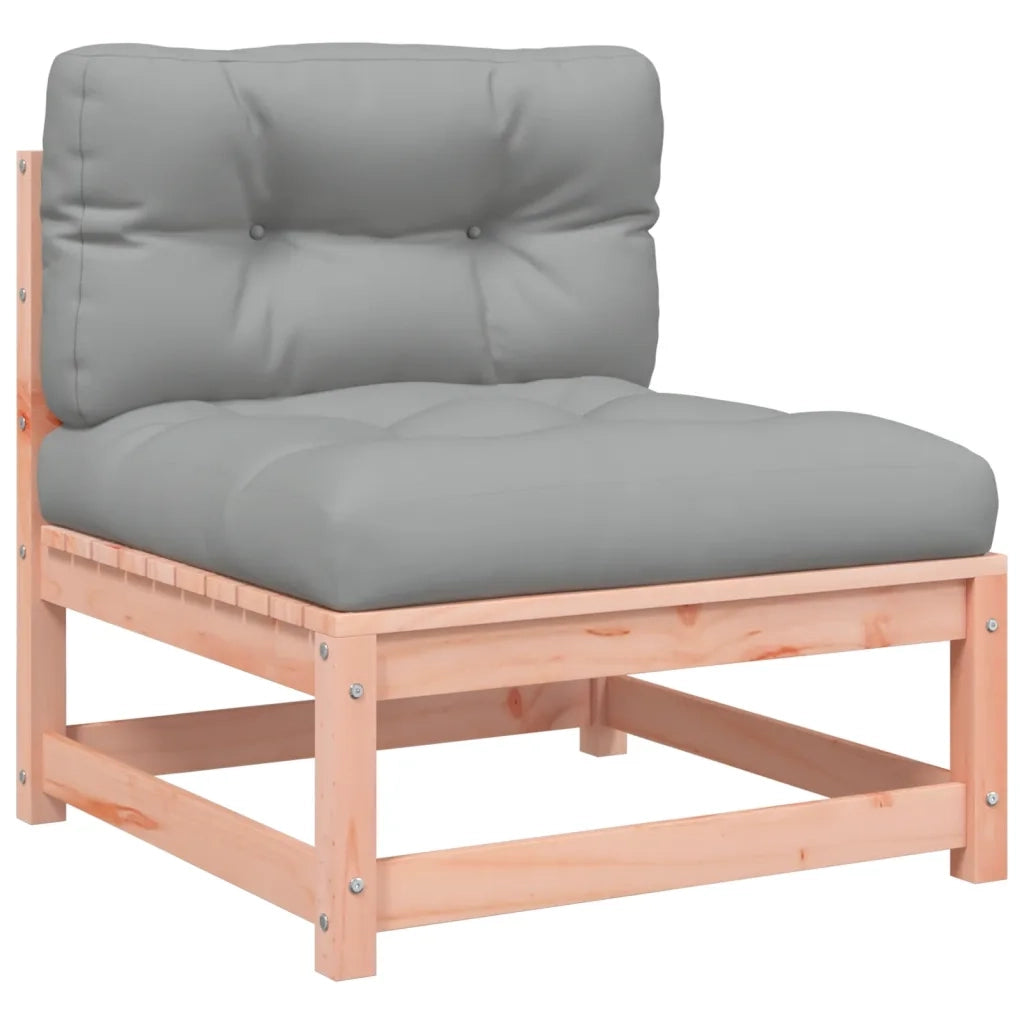 Divano da Giardino Senza Braccioli con Cuscini e Poggiapiedi-Sofa da Giardino-Divano da esterno 406161