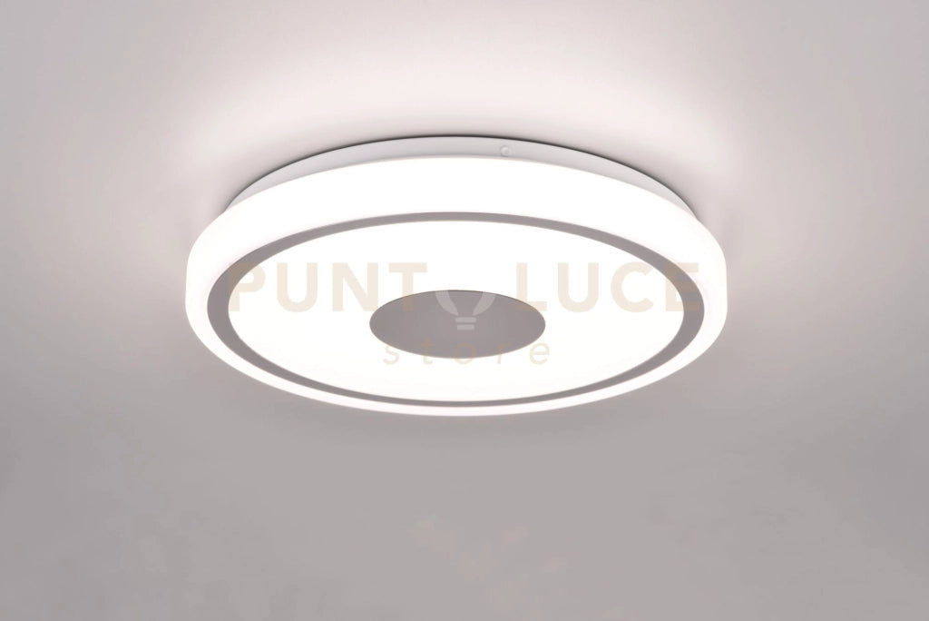 BUNDA PLAFONIERA LED 16W 2000lm, 4000K BORDO CROMATO D.33CM