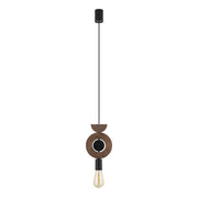 Lampada a sospensione legno scuro E27 Nowodvorski 11176