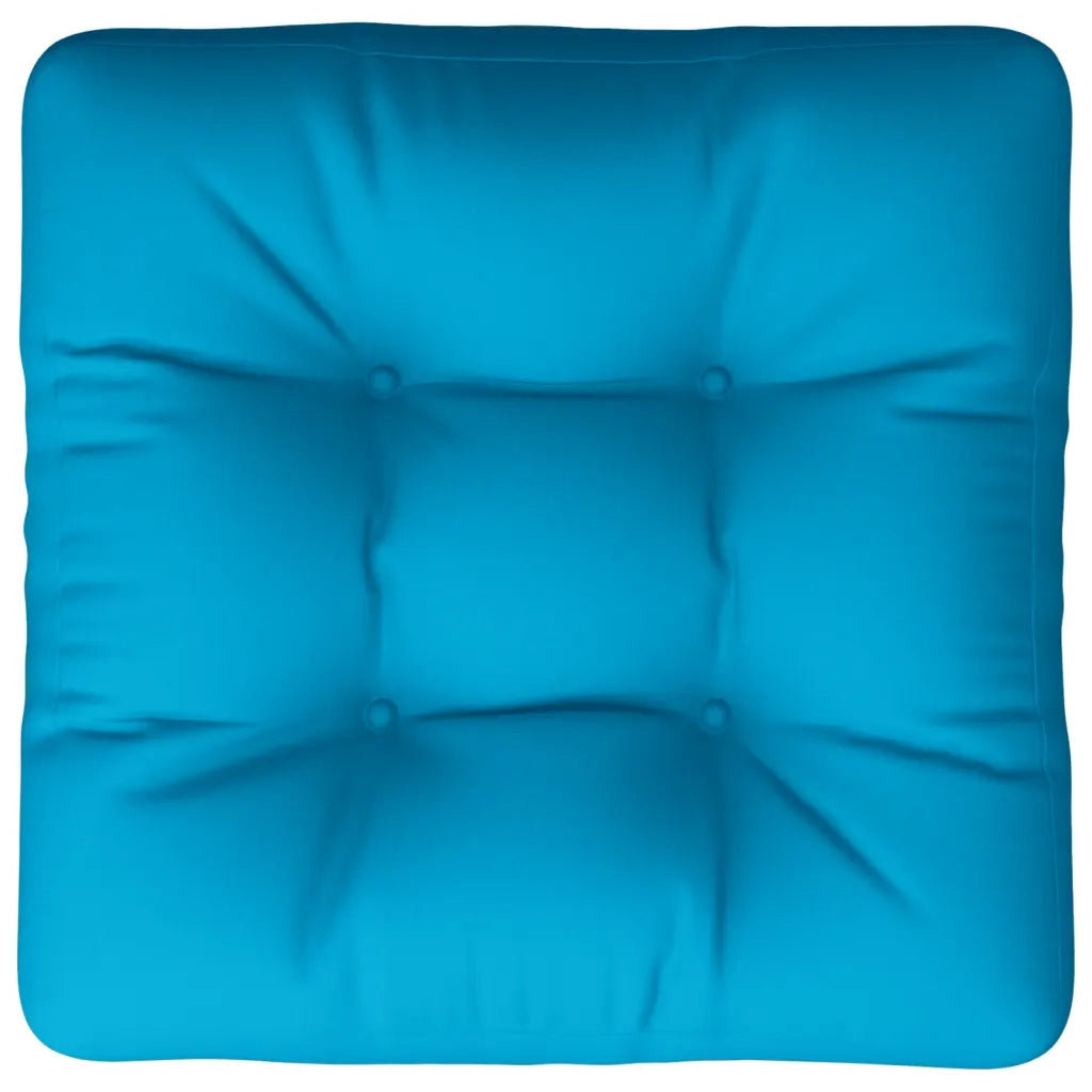Cuscino per Pallet Blu 60x60x12 cm in Tessuto 360451