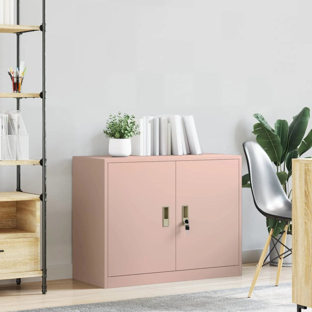 Armadio Rosa 90 x 40 x 70 cm Acciaio