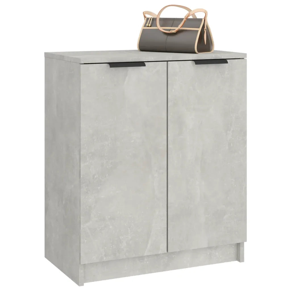 Scarpiera-Scaffale per scarpe Grigio Cemento 59x35x70 cm in Legno Multistrato
