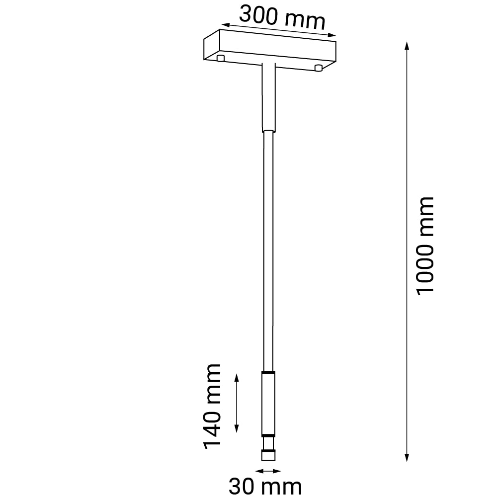 Lampada a sospensione ALHA LED 16W 4000K nera Dohar