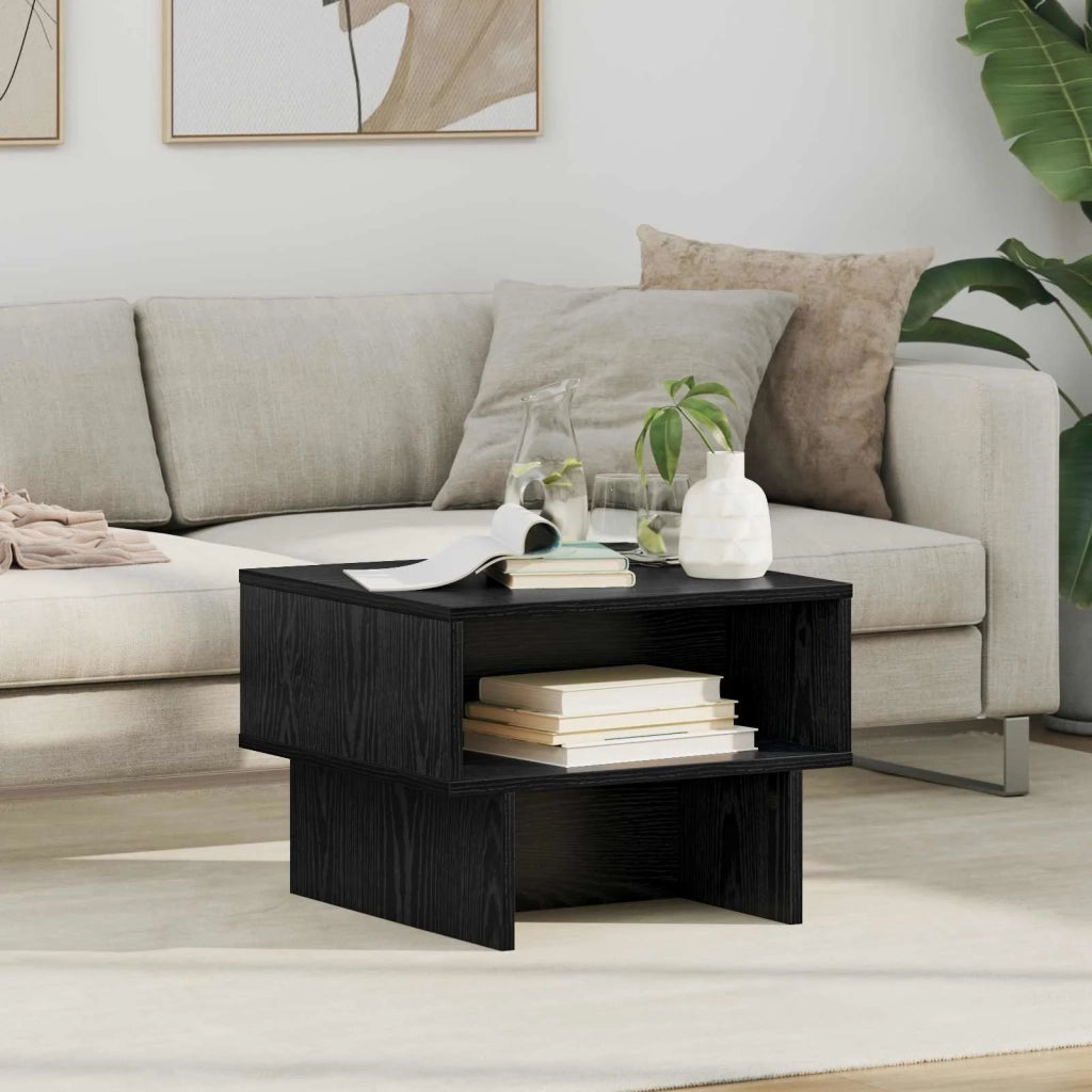 Tavolino da salotto Rovere Nero 48 x 46 x 35 cm 8000229