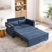 Divano Letto 2 Posti con USB ¨C Xylo ¨C Blu, Trasformabile