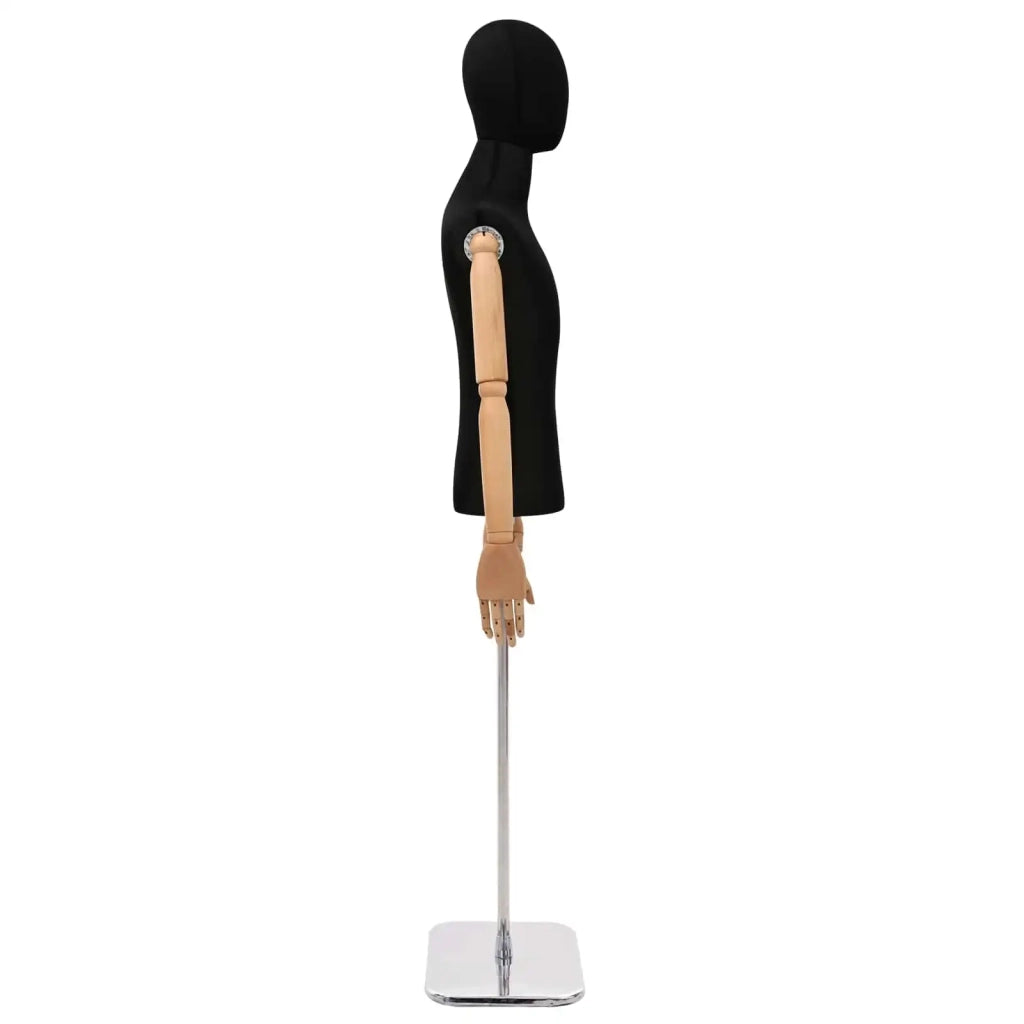 Manichino Regolabile 170-218 cm con Base Maschio PP Nero 42041704