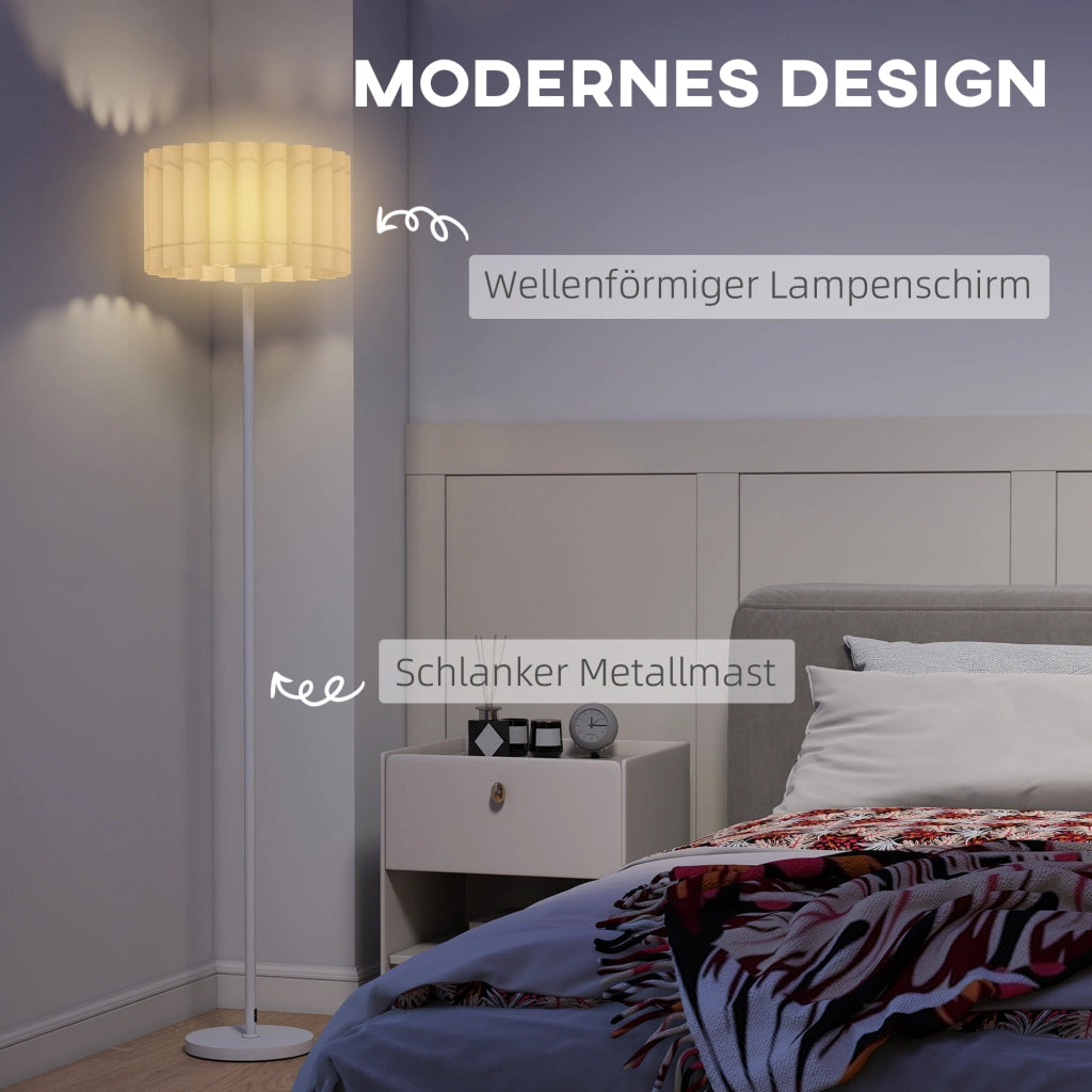Lampada da terra stile retr¨° ¨C zephmum ¨C bianco