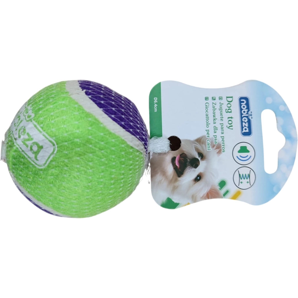 GIOCO PER CANI PALLINA DA TENNIS SONORA AD ALTA ELASTICITA'