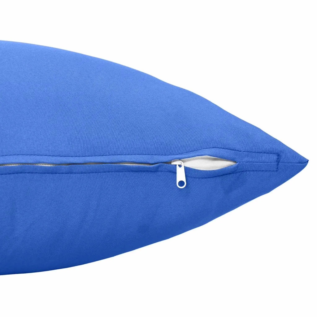 Federa 6 pcs HEERLEN Blu Reale 60 x 60 cm Poliestere 912688