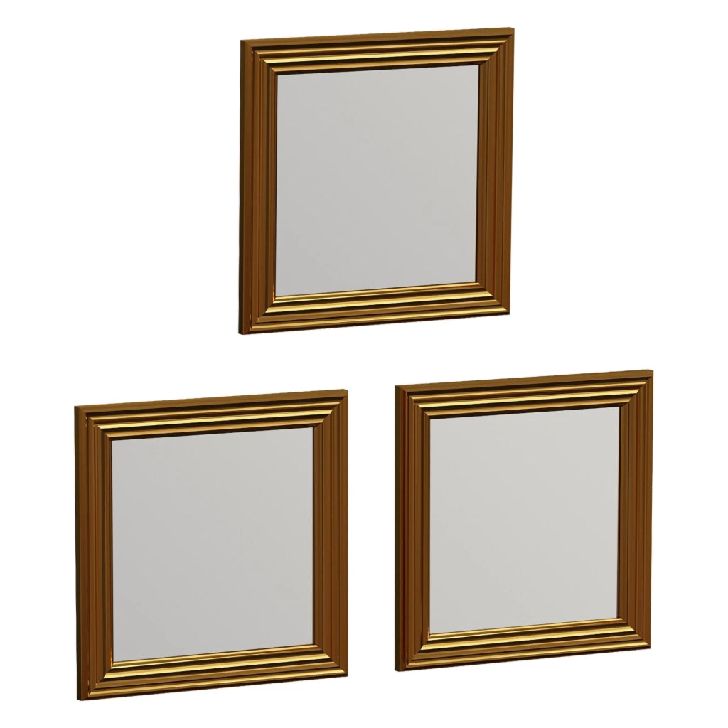 Ferno, Specchio Modulabile, 40x40h cm oro