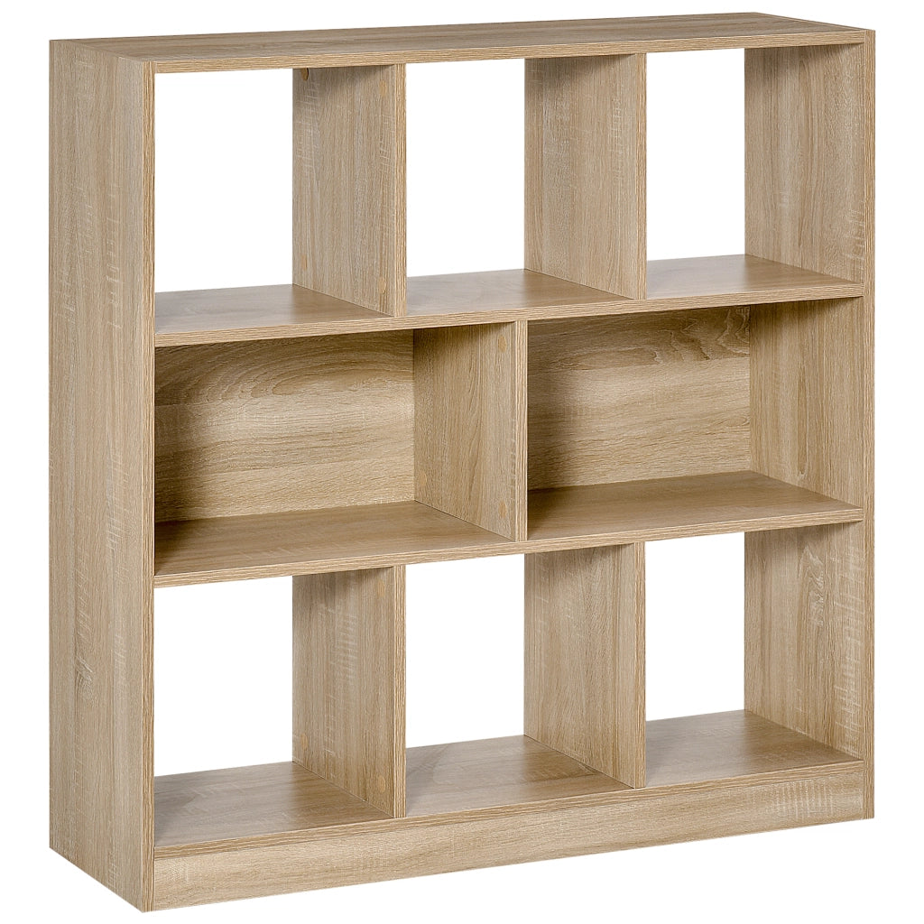 Libreria Scaffale 8 Ripiani ¨C Minimal ¨C 97.5x30x100 cm Quercia